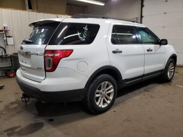 1FM5K8B80FGC26441 - 2015 FORD EXPLORER WHITE photo 3