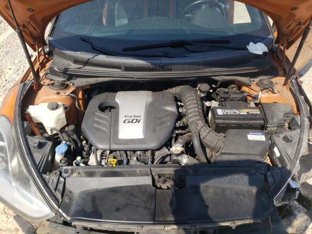 KMHTC6AE5GU284242 - 2016 HYUNDAI VELOSTER TURBO 橙色 照片 12
