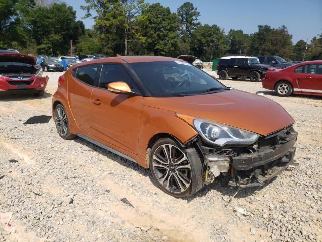 KMHTC6AE5GU284242 - 2016 HYUNDAI VELOSTER TURBO 橙色 照片 4