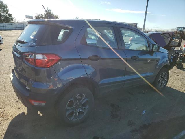 MAJ6S3FL9NC469381 - 2022 FORD ECOSPORT S BLUE photo 3