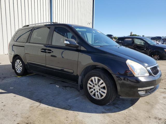 KNDMG4C70E6551773 - 2014 KIA SEDONA LX BLACK photo 4