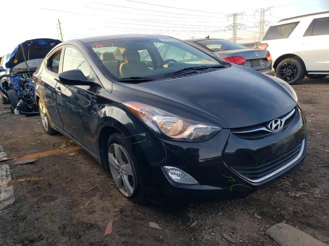 5NPDH4AE0DH270155 - 2013 HYUNDAI ELANTRA GLS BLACK photo 4