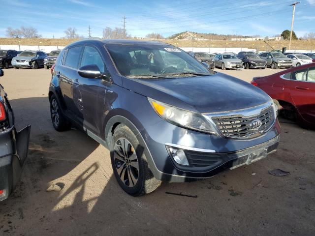 KNDPCCA29B7093098 - 2011 KIA SPORTAGE EX BLUE photo 4