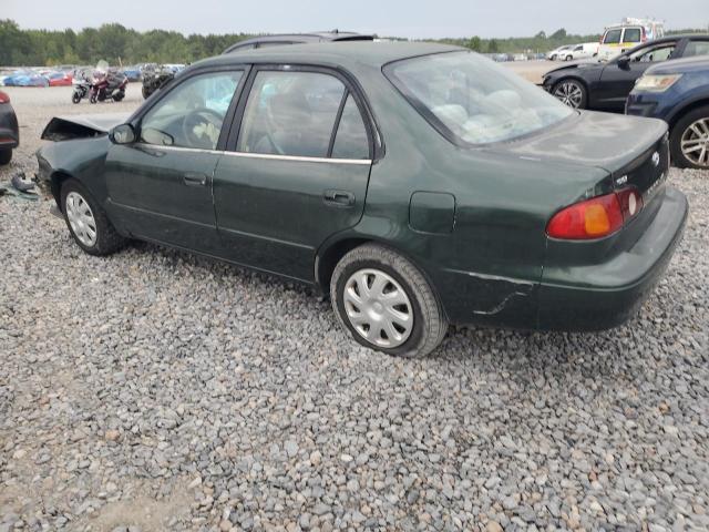 2T1BR12E11C508336 - 2001 TOYOTA COROLLA CE GREEN photo 2