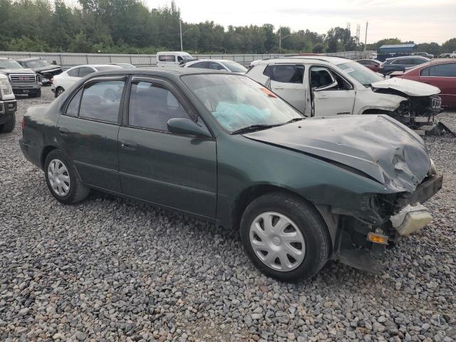 2T1BR12E11C508336 - 2001 TOYOTA COROLLA CE GREEN photo 4