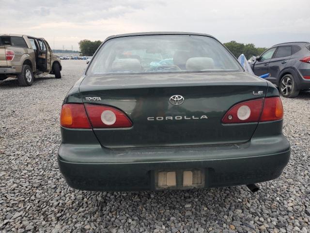 2T1BR12E11C508336 - 2001 TOYOTA COROLLA CE GREEN photo 6