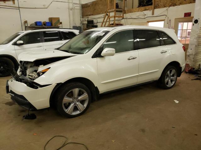 2HNYD2H63BH507172 - 2011 ACURA MDX TECHNOLOGY WHITE photo 1