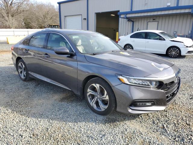 1HGCV2F54JA003400 - 2018 HONDA ACCORD EXL GRAY photo 4