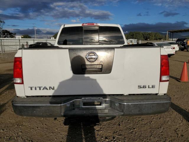 1N6AA07A74N569966 - 2004 NISSAN TITAN XE WHITE photo 6