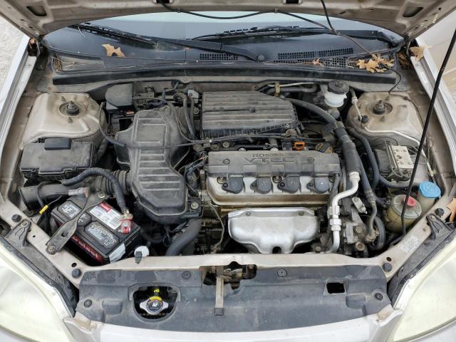 1HGES26802L050814 - 2002 HONDA CIVIC EX TAN photo 11