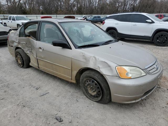 1HGES26802L050814 - 2002 HONDA CIVIC EX TAN photo 4