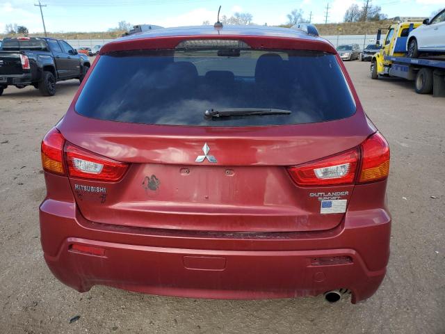 JA4AR4AU4BZ004659 - 2011 MITSUBISHI OUTLANDER SE RED photo 6