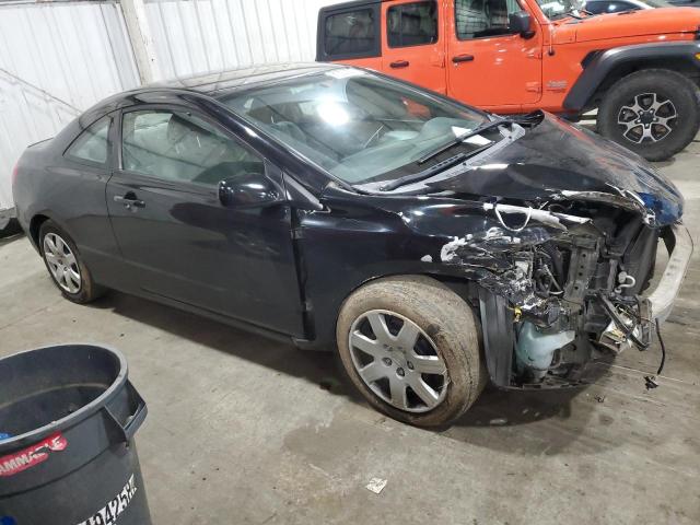 2HGFG12697H579784 - 2007 HONDA CIVIC LX BLACK photo 4