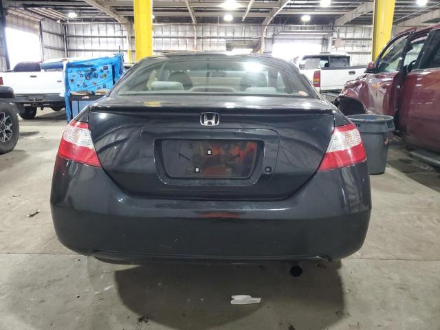 2HGFG12697H579784 - 2007 HONDA CIVIC LX BLACK photo 6