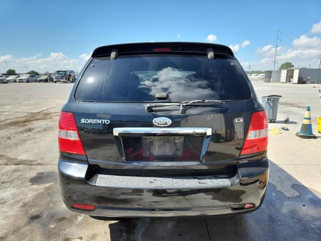 KNDJD735X85795128 - 2008 KIA SORENTO EX BLACK photo 6