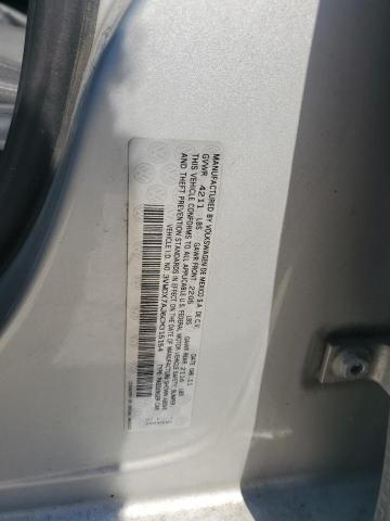 3VWDX7AJ6CM315154 - 2012 VOLKSWAGEN JETTA SE SILVER photo 12
