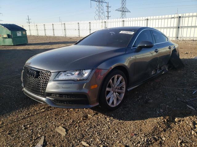 WAU2GAFCXDN021441 - 2013 AUDI A7 PRESTIGE GRAY photo 1