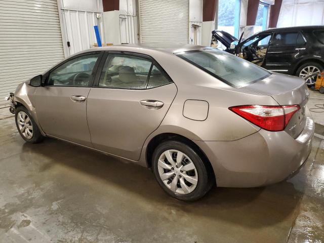 2T1BURHE0GC682931 - 2016 TOYOTA COROLLA L TAN photo 2