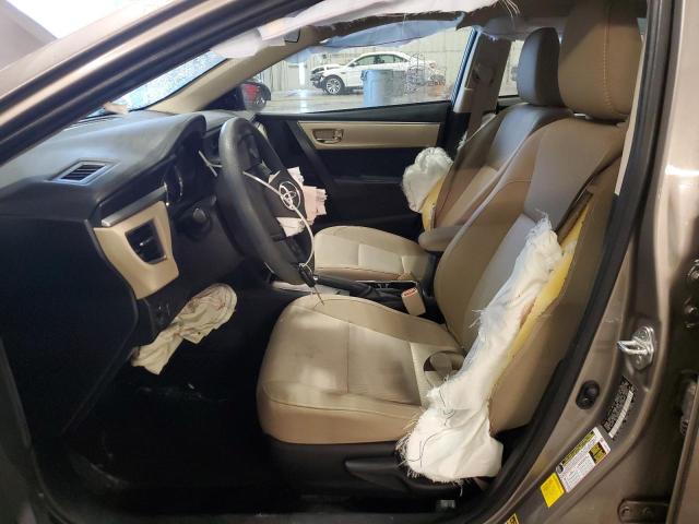 2T1BURHE0GC682931 - 2016 TOYOTA COROLLA L TAN photo 7