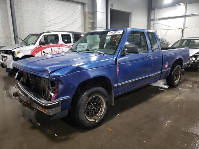 1GCCS19R8M2271929 - 1991 CHEVROLET S TRUCK S10 BLUE photo 1