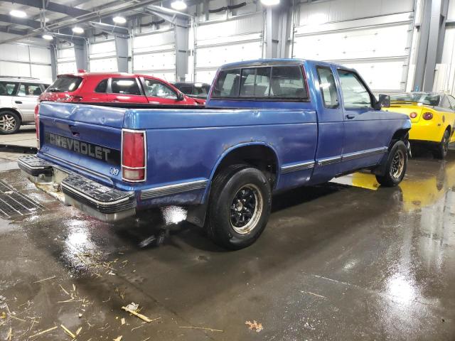 1GCCS19R8M2271929 - 1991 CHEVROLET S TRUCK S10 BLUE photo 3