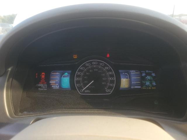 3LNDL2L32CR834569 - 2012 LINCOLN MKZ HYBRID WHITE photo 9