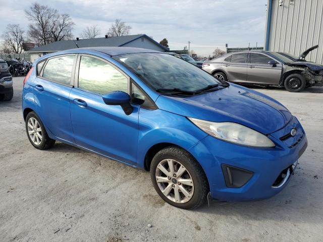 3FADP4EJ6BM103869 - 2011 FORD FIESTA SE BLUE photo 4