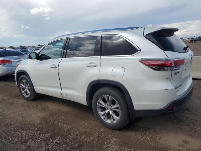 5TDJKRFH7FS079706 - 2015 TOYOTA HIGHLANDER XLE 白色 照片 2