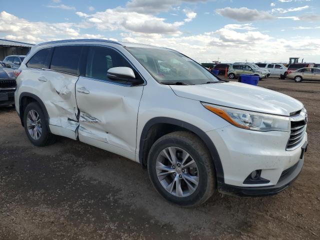 5TDJKRFH7FS079706 - 2015 TOYOTA HIGHLANDER XLE 白色 照片 4