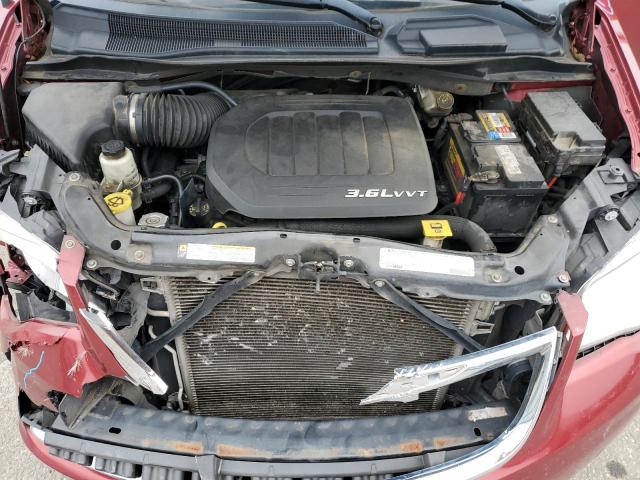 2C4RC1BG5CR320522 - 2012 CHRYSLER TOWN & COU TOURING RED photo 12