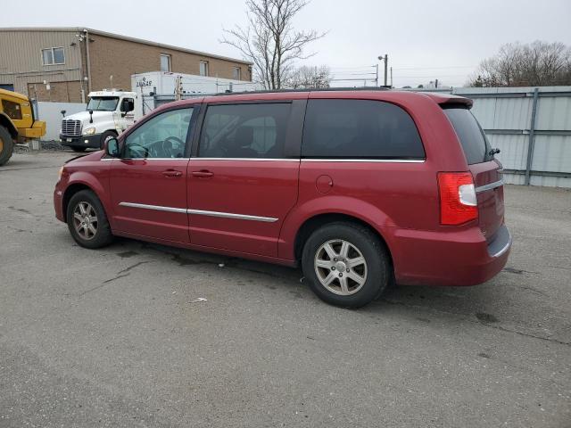 2C4RC1BG5CR320522 - 2012 CHRYSLER TOWN & COU TOURING RED photo 2