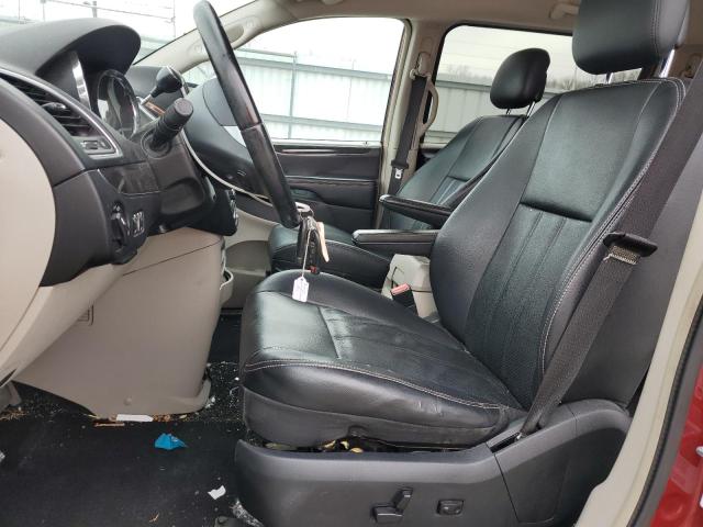 2C4RC1BG5CR320522 - 2012 CHRYSLER TOWN & COU TOURING RED photo 7