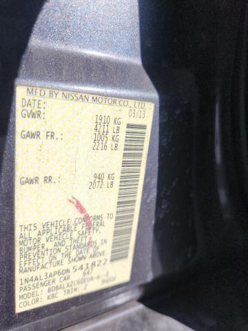 1N4AL3AP6DN541822 - 2013 NISSAN ALTIMA 2.5 فحمي صورة 12