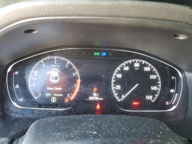 1HGCV1F1XKA120942 - 2019 HONDA ACCORD LX ნაცრისფერი ფოტო 9