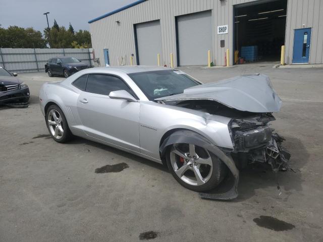 2G1FC1E30D9135302 - 2013 CHEVROLET CAMARO LT SILVER photo 4