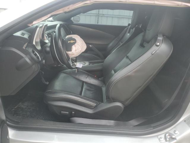 2G1FC1E30D9135302 - 2013 CHEVROLET CAMARO LT SILVER photo 7