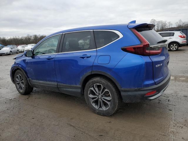 7FARW2H57ME007444 - 2021 HONDA CR-V EX BLUE photo 2