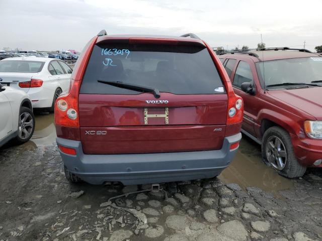 YV4CM592361238802 - 2006 VOLVO XC90 BURGUNDY photo 6