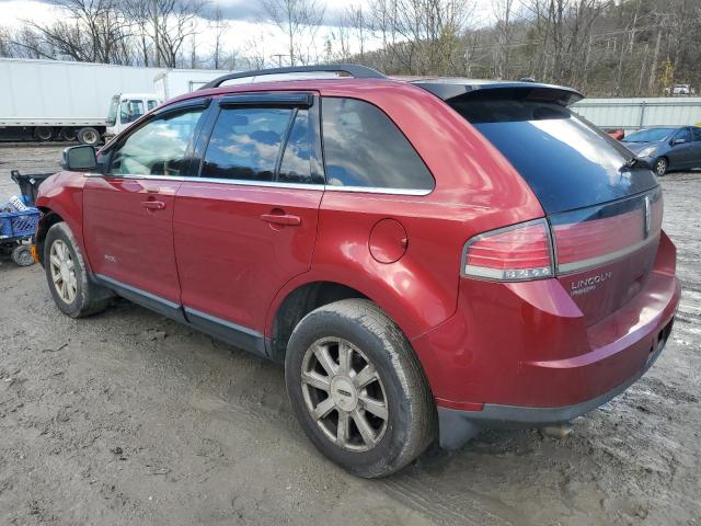 2LMDU88C37BJ02999 - 2007 LINCOLN MKX RED photo 2