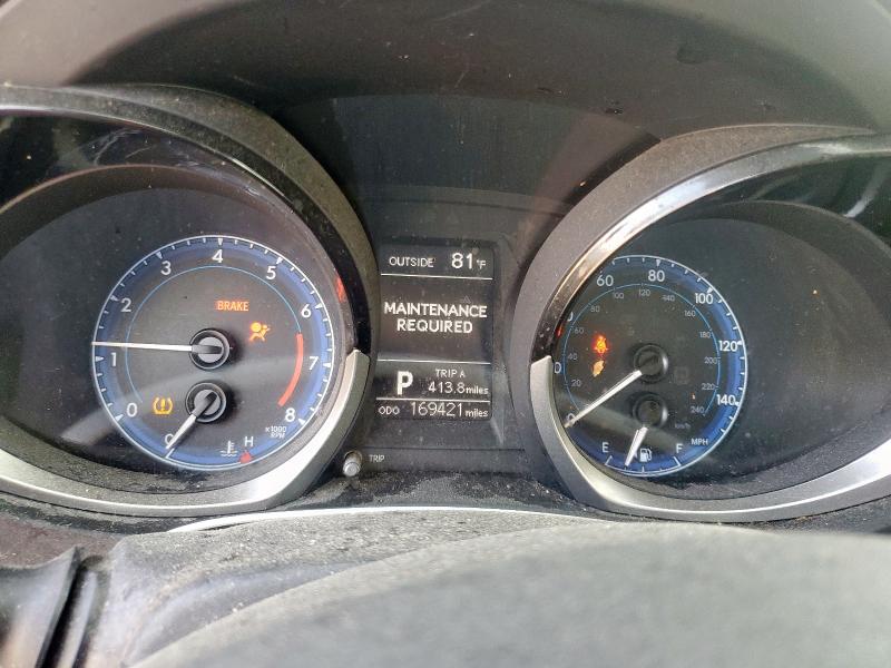 5YFBURHE4GP455497 - 2016 TOYOTA COROLLA L RED photo 9