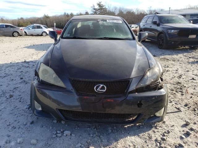 JTHBK262162017408 - 2006 LEXUS IS 250 GRAY photo 5