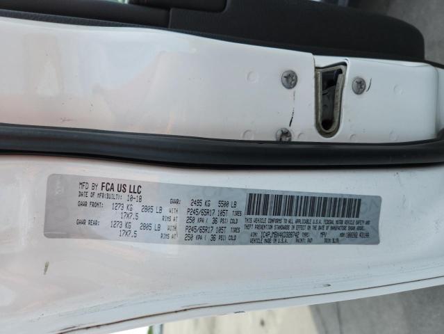 1C4PJMBX4KD328742 - 2019 JEEP CHEROKEE TRAILHAWK WHITE photo 13