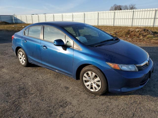 19XFB2F57CE058072 - 2012 HONDA CIVIC LX BLUE photo 4