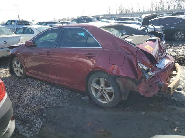 4T1BF1FK4CU572431 - 2012 TOYOTA CAMRY BASE MAROON photo 2