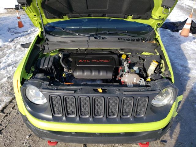 ZACCJBCB1HPG10918 - 2017 JEEP RENEGADE TRAILHAWK GREEN photo 11