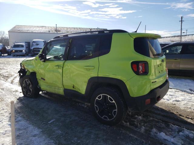 ZACCJBCB1HPG10918 - 2017 JEEP RENEGADE TRAILHAWK GREEN photo 2