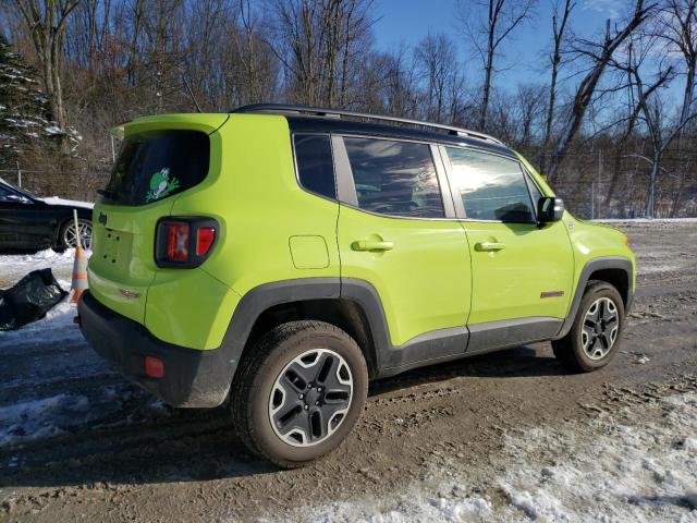 ZACCJBCB1HPG10918 - 2017 JEEP RENEGADE TRAILHAWK GREEN photo 3