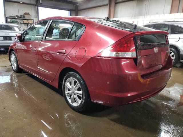 JHMZE2H79AS042791 - 2010 HONDA INSIGHT EX RED photo 2