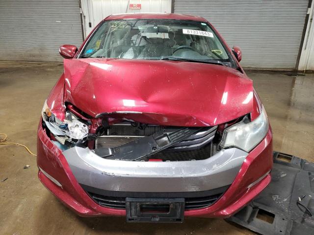 JHMZE2H79AS042791 - 2010 HONDA INSIGHT EX RED photo 5