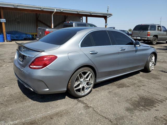 55SWF4KB0FU093352 - 2015 MERCEDES-BENZ C 300 4MATIC GRAY photo 5